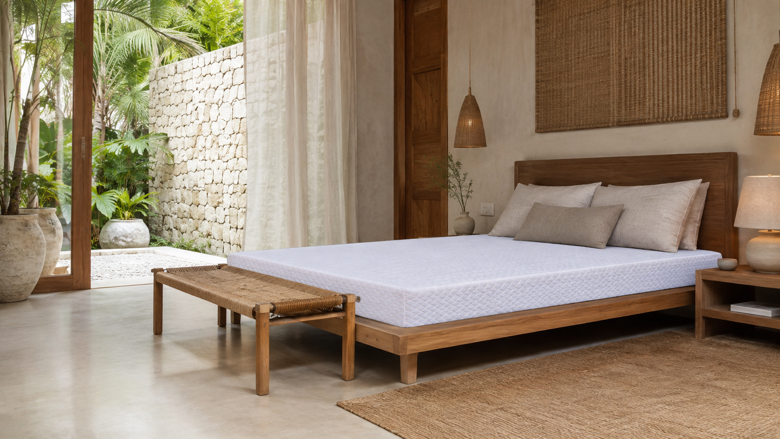 The Sueno mattress in a villa bedroom